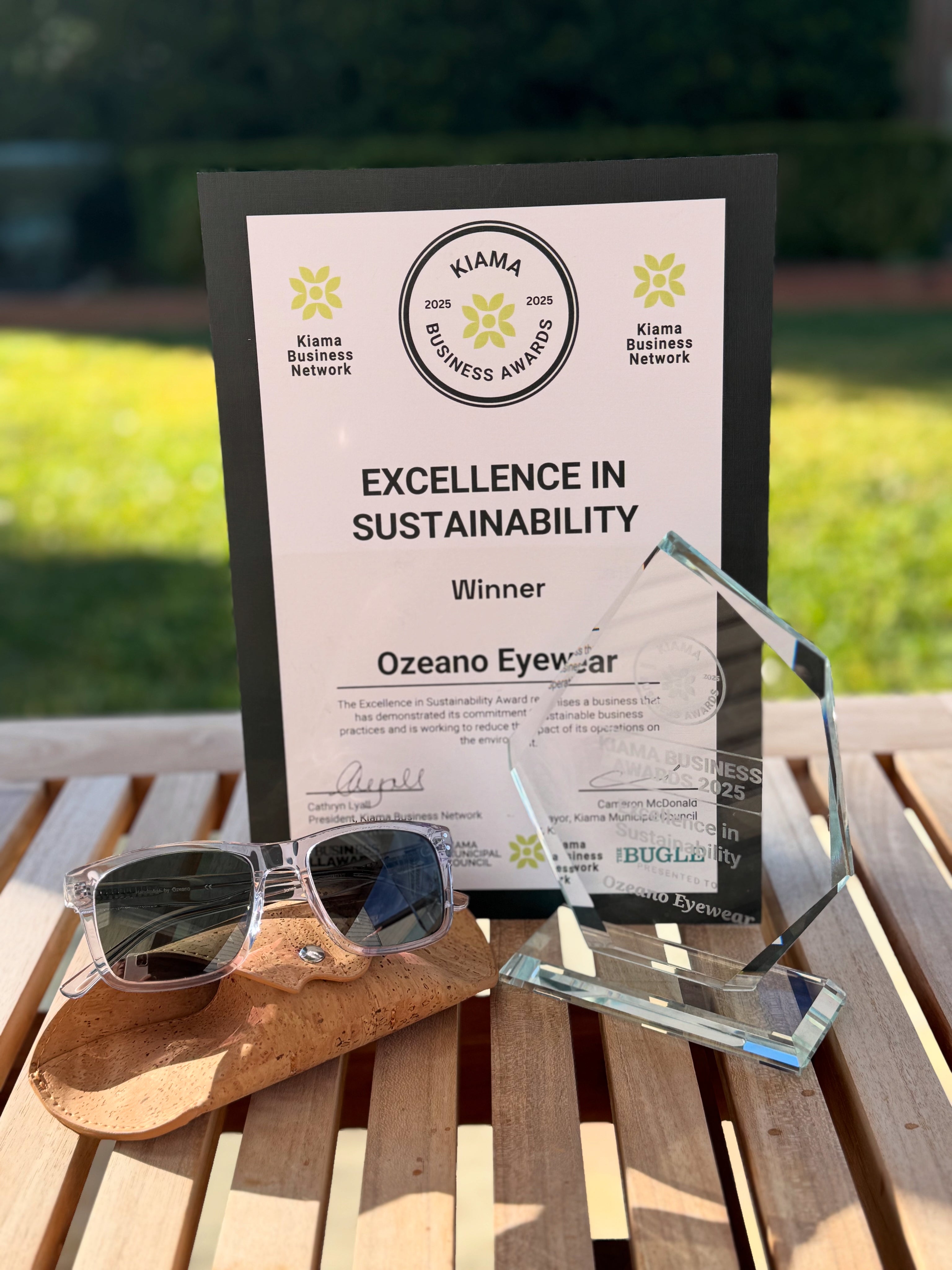 Ozeano Wins For Sustainability! In The Kiama Business Awards