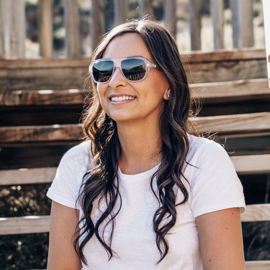 stylish model Balmoral Jellyfish Sunglasses