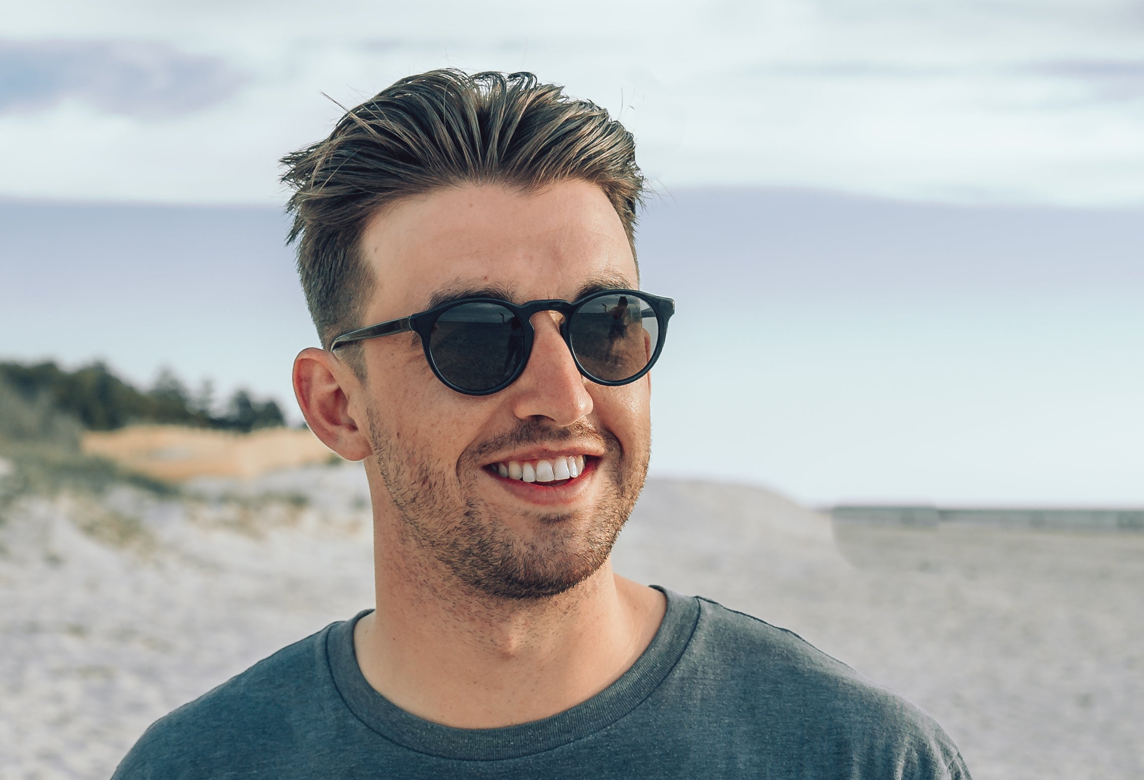 male model wearing Orca Polarised Sunglasses