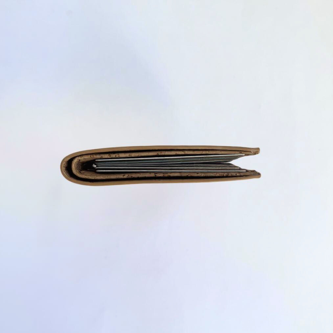 Premium Slim Bi-Fold Wallet - Natural