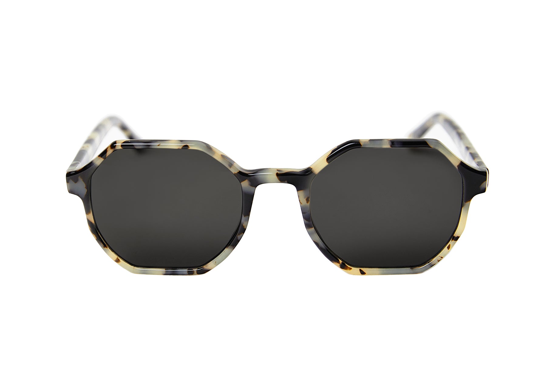 Black and white prescription sunglasses from Ozeano Vision