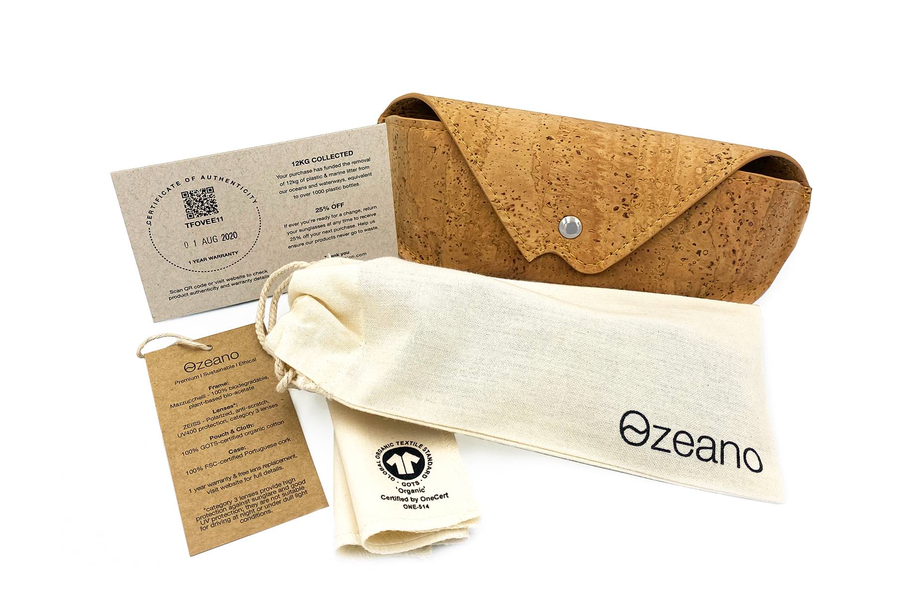 Eco-friendly sunglasses accessories from Ozeano Vision