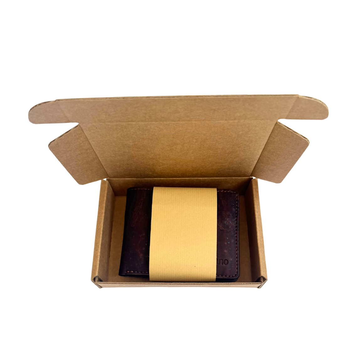 Premium Slim Bi-Fold Wallet - Dark Brown
