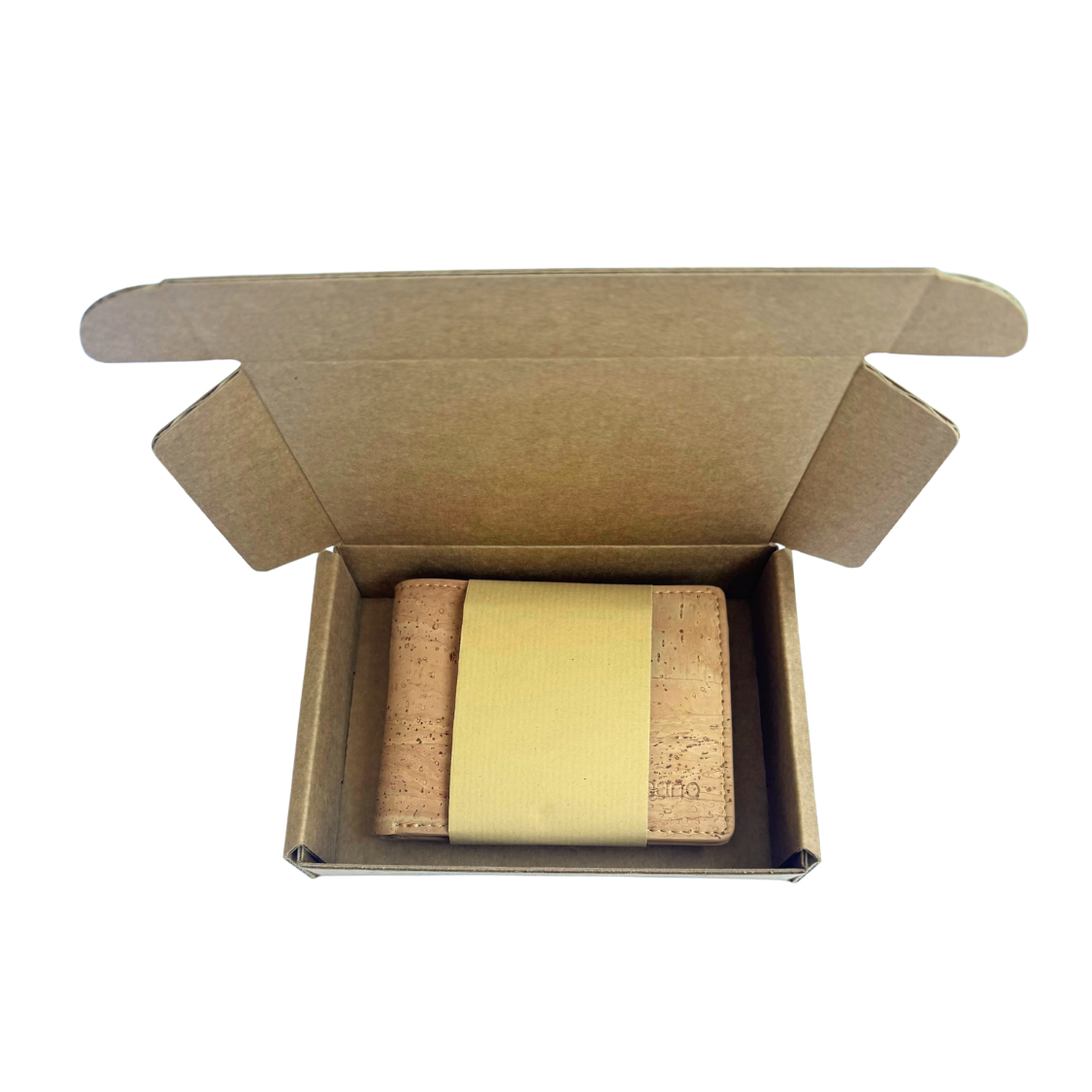 Premium Slim Bi-Fold Wallet - Natural