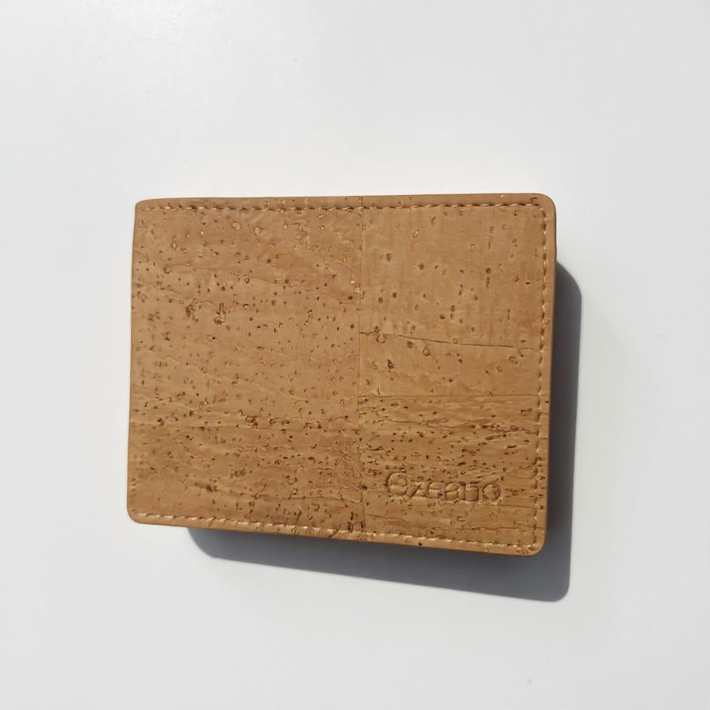 Premium Slim Bi-Fold Wallet - Natural