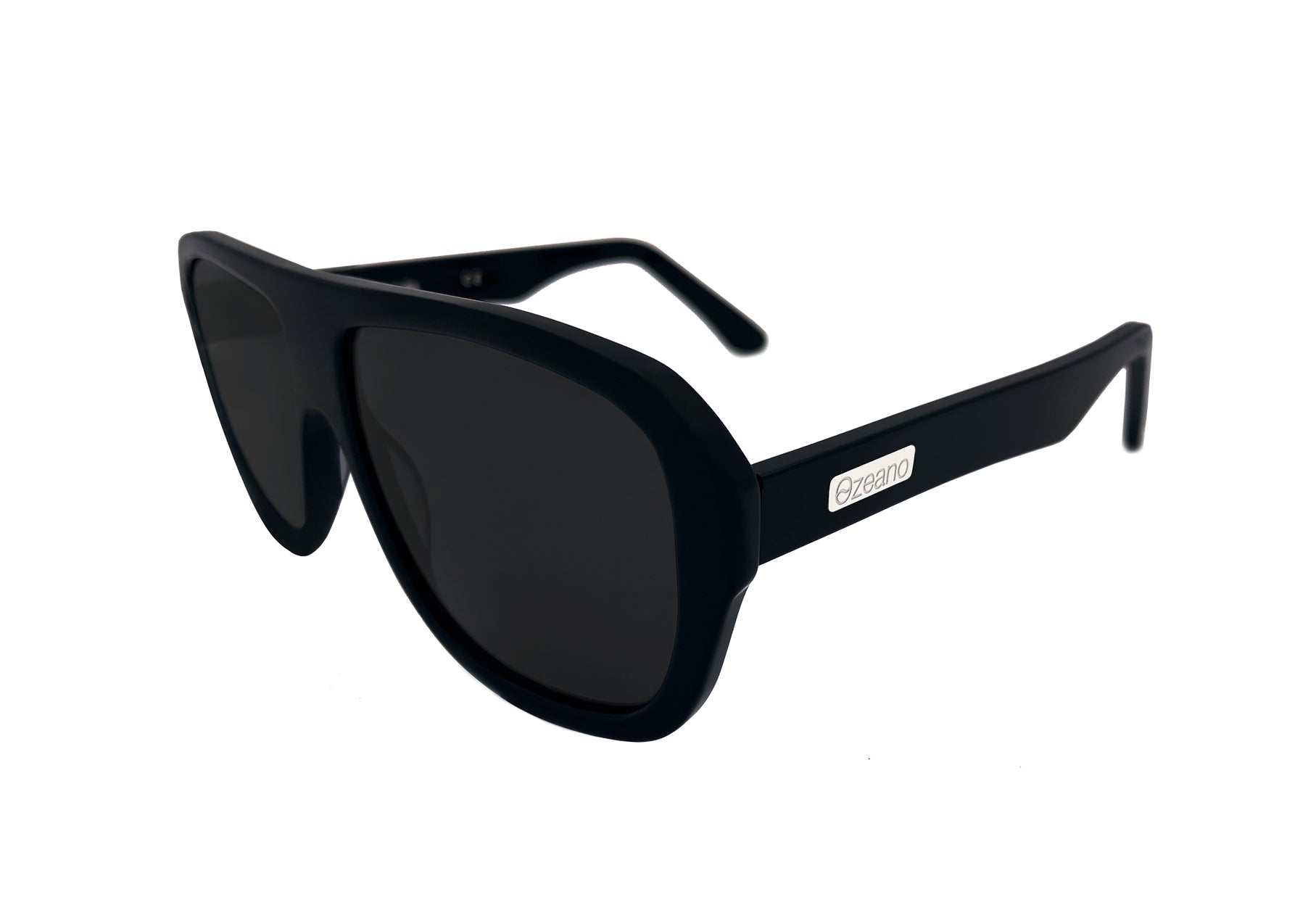 black aviator polarised sunglasses from Ozeano Vision